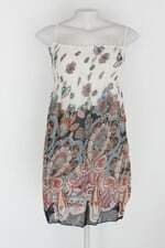 Vestido feminino estampado com Forro