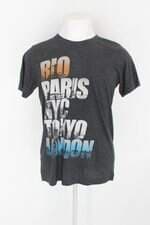 Camiseta south  & co masculina cinza com Silk