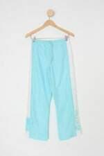Calça de tecido active feminina bicolor Cós com elástico