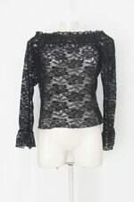 Blusa atmosphere feminina preta com Transparência