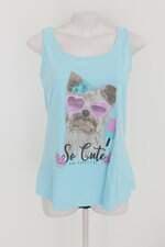 Blusa liberta feminina azul com Silk