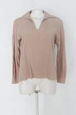 Blusa pink poá feminina marrom