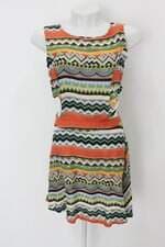 Vestido heramay fashion feminino estampado com Recortes