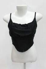 Blusa cropped c&a feminina preta