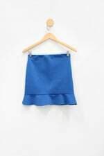 Saia fiveblu feminina azul com Recortes