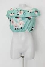 Blusa Ciganinha feminina estampada com Sobreposição