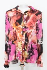 Camisa seiki feminina estampada