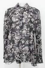 Camisa le lis blanc feminina estampada