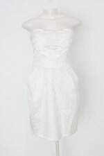 Vestido curto feminino branco com Bojo e Forro