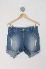 Shorts jeans canal da mancha feminino azul