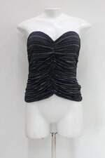Blusa pinko feminina preta listrada