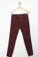 Calça de sarja renner feminina vinho
