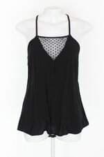 Blusa atitude news feminina preta com Tule