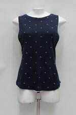 Blusa joe fresh feminina azul com Silk