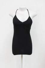 Regata guess feminina preta com franzido no busto