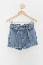 Shorts Saia sawary jeans feminino azul