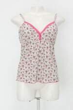 Blusa juvan´s feminina estampada com Renda
