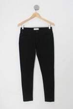 Calça de sarja mango feminina preta