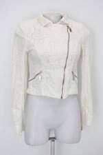 Jaqueta mixed para c&a feminina off-white com Forro