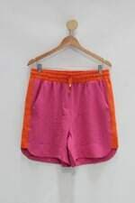 Shorts alfreda feminino rosa com Viés