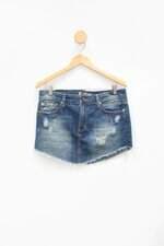 Saia jeans john john feminina azul