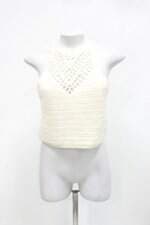 Blusa em tricot ave rara feminina off-white com Forro