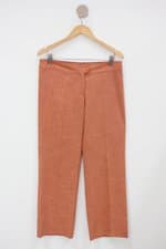 Calça de tecido ted bodin feminina laranja