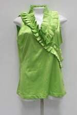 Blusa feminina verde com Pregas