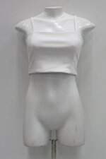 Regata cropped viki feminina branca