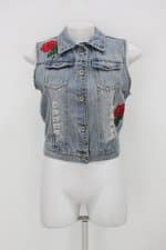 Colete i.miss feminino azul com Bordado