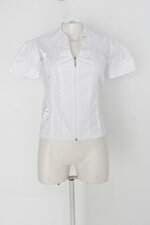 Camisa feminina branco com Bordado