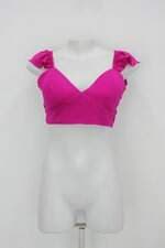 Blusa cropped feminina rosa com Bojo