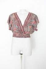 cropped feminino estampado