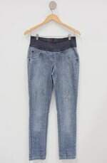 Calça Jeans dbz jeans feminina azul com Cós com elástico
