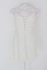 Vestido de renda made in rio feminino branco com Forro