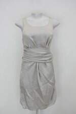 Vestido elementais feminino prata com Forro e Faixa na Cintura