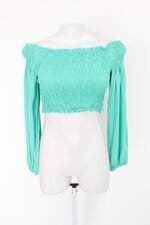 cropped feminino verde