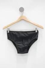 Calcinha de biquíni feminina preta