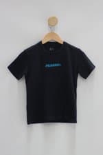 Camiseta Infantil reserva preta com silk