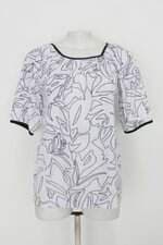 Blusa feminina bicolor 