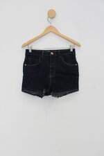 Shorts über jeans feminino azul
