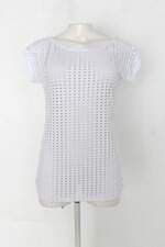 Blusa feminina branco com Transparência