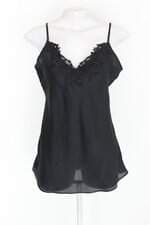 Blusa renner feminino preto com Renda