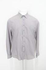 Camisa c&a masculina cinza listrada