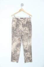 Calça de sarja attention feminina estampada