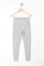 Calça de tecido feminina cinza