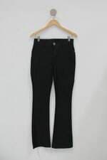 Calça de sarja feminina preta
