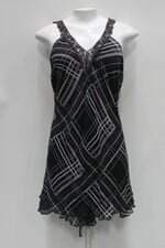 Vestido animale feminino estampado com Bordado