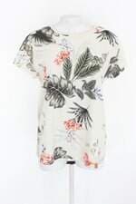 Blusa lc waikiki feminina bege floral com Recortes