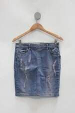 Saia Jeans renner feminina azul
